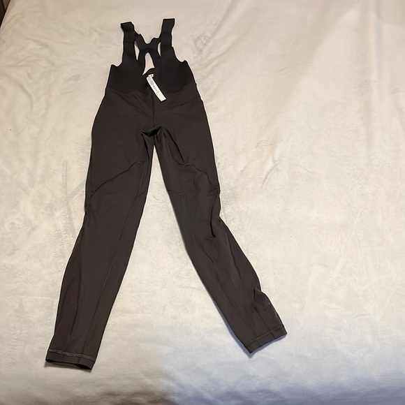 Lululemon Set Challenger Tight Jumpsuit Gray NEW - Picture 3 of 3